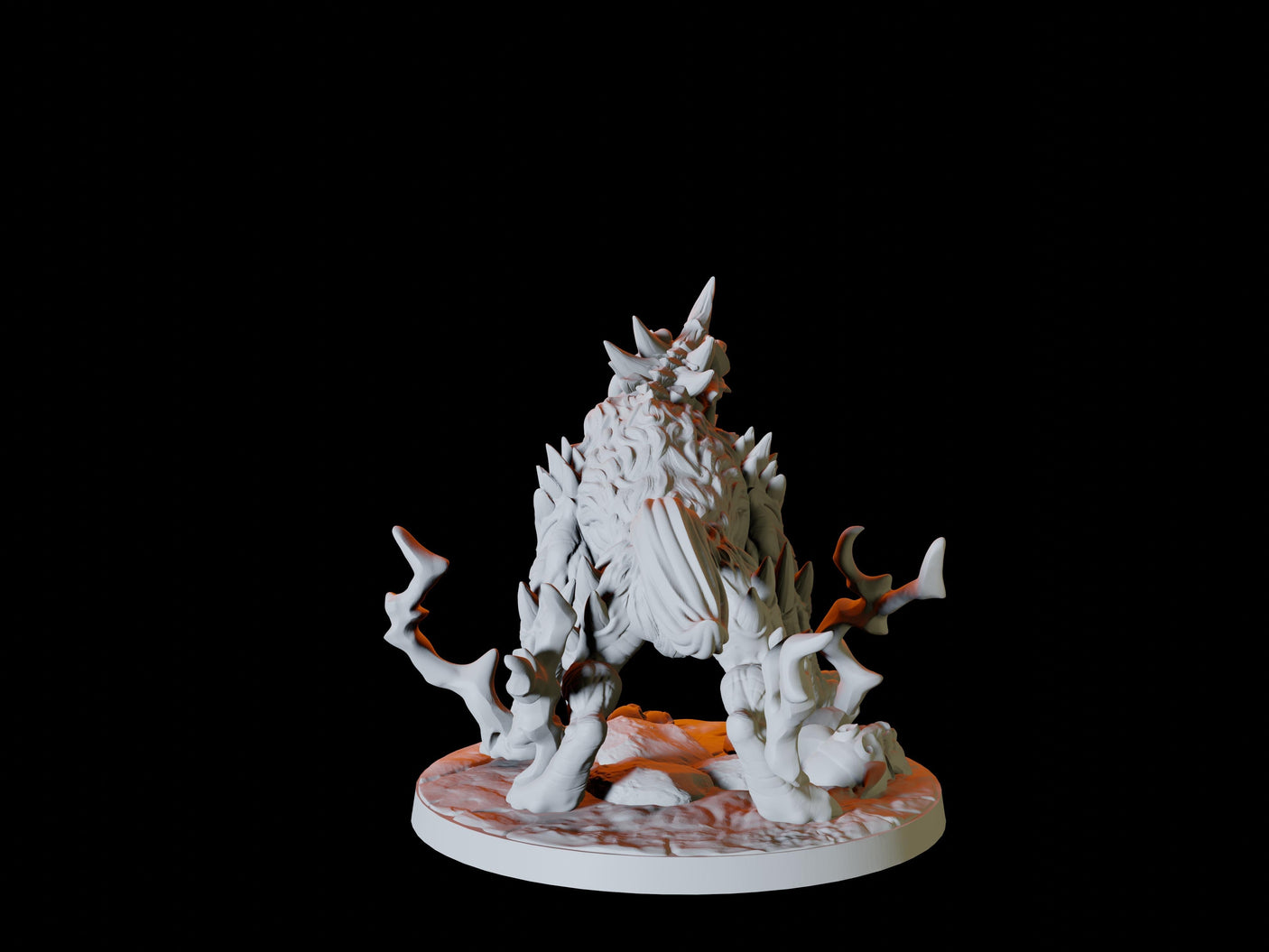 Hell Hound Miniature for Dungeons and Dragons, Pathfinder or other TTRPGs