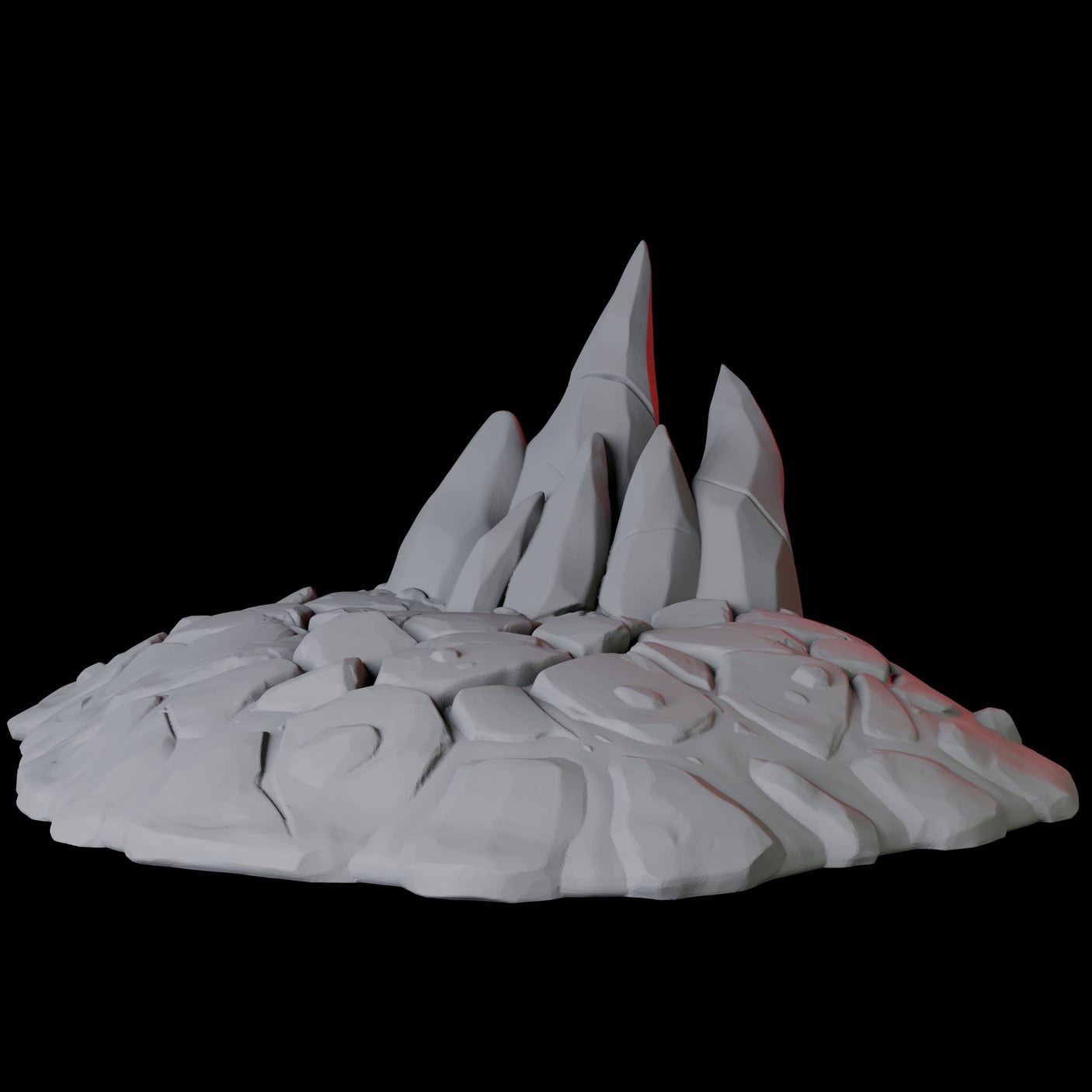 Hellscape Terrain Piece A Miniature for Dungeons and Dragons, Pathfinder or other TTRPGs