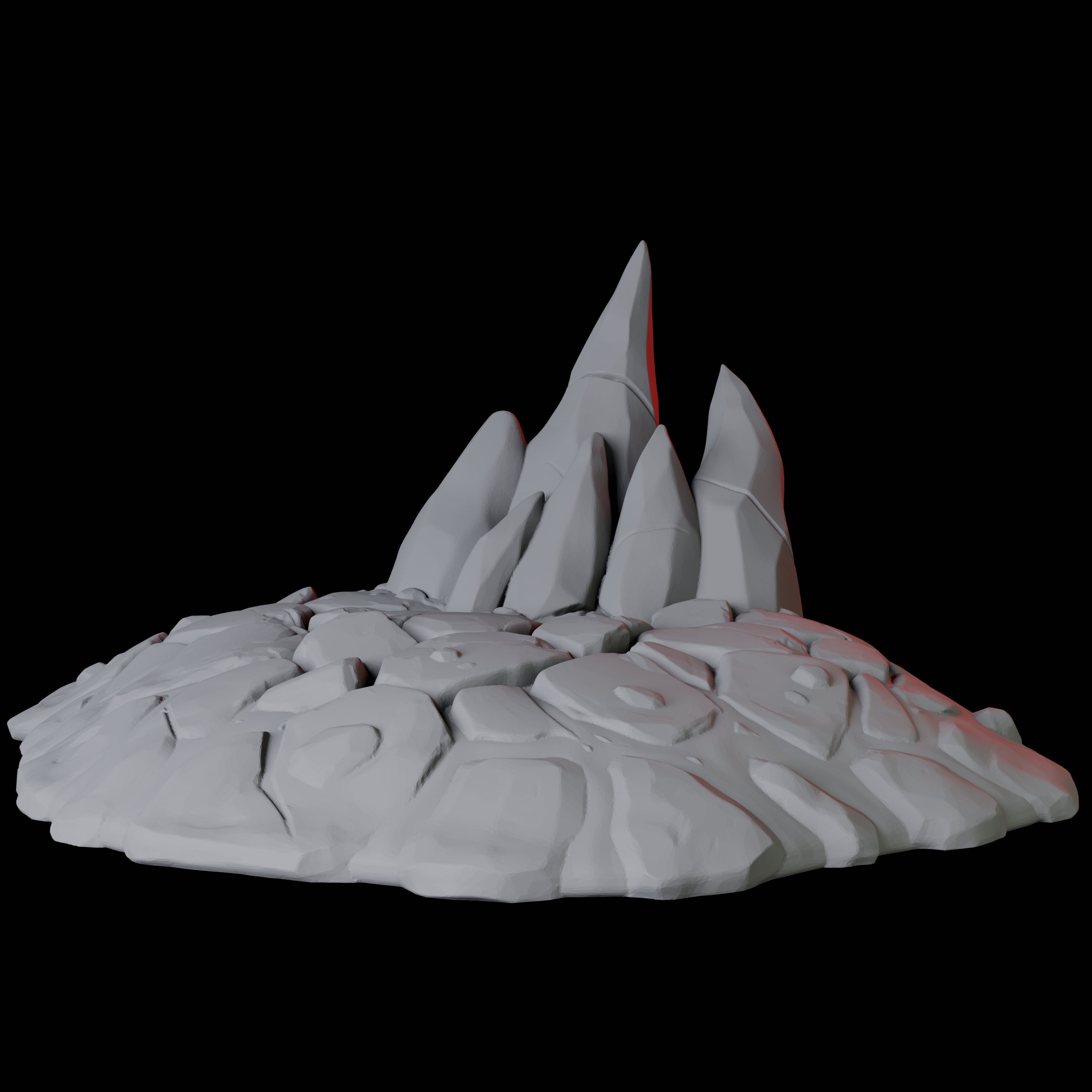 Hellscape Terrain Piece A Miniature for Dungeons and Dragons, Pathfinder or other TTRPGs