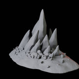Hellscape Terrain Piece B Miniature for Dungeons and Dragons, Pathfinder or other TTRPGs
