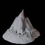 Hellscape Terrain Piece B Miniature for Dungeons and Dragons, Pathfinder or other TTRPGs