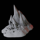 Hellscape Terrain Piece B Miniature for Dungeons and Dragons, Pathfinder or other TTRPGs
