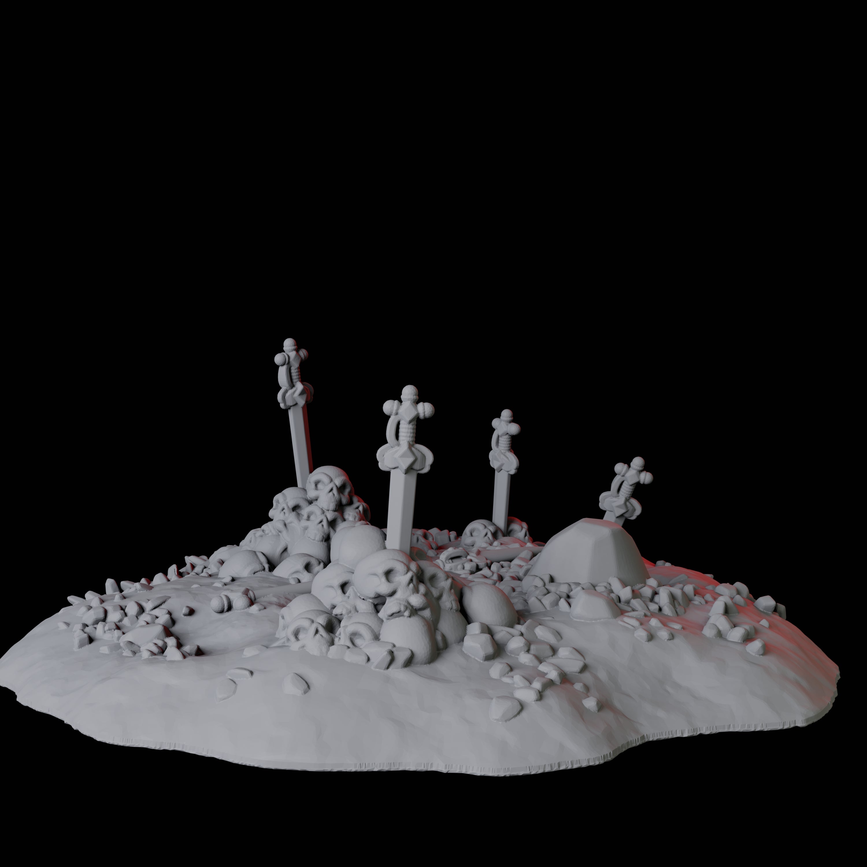 Hellscape Terrain Piece E Miniature for Dungeons and Dragons, Pathfinder or other TTRPGs