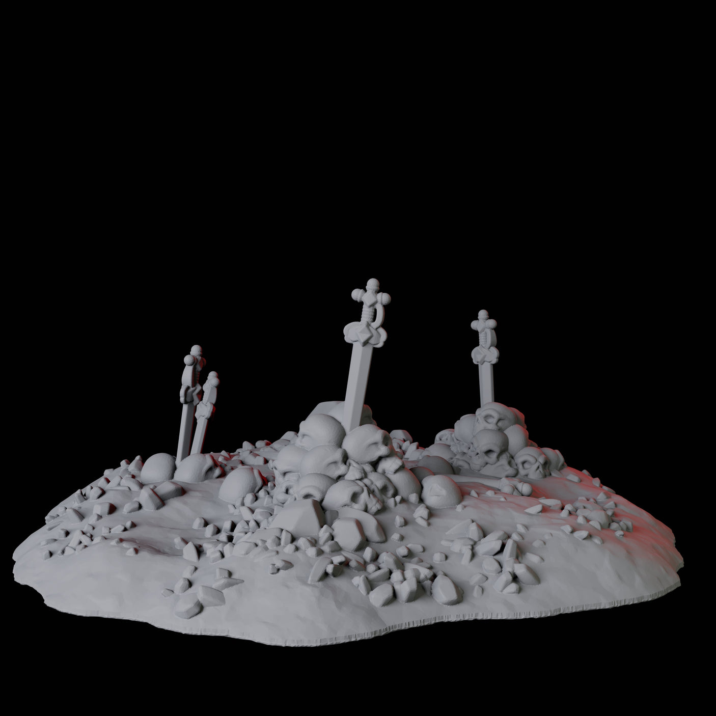 Hellscape Terrain Piece E Miniature for Dungeons and Dragons, Pathfinder or other TTRPGs