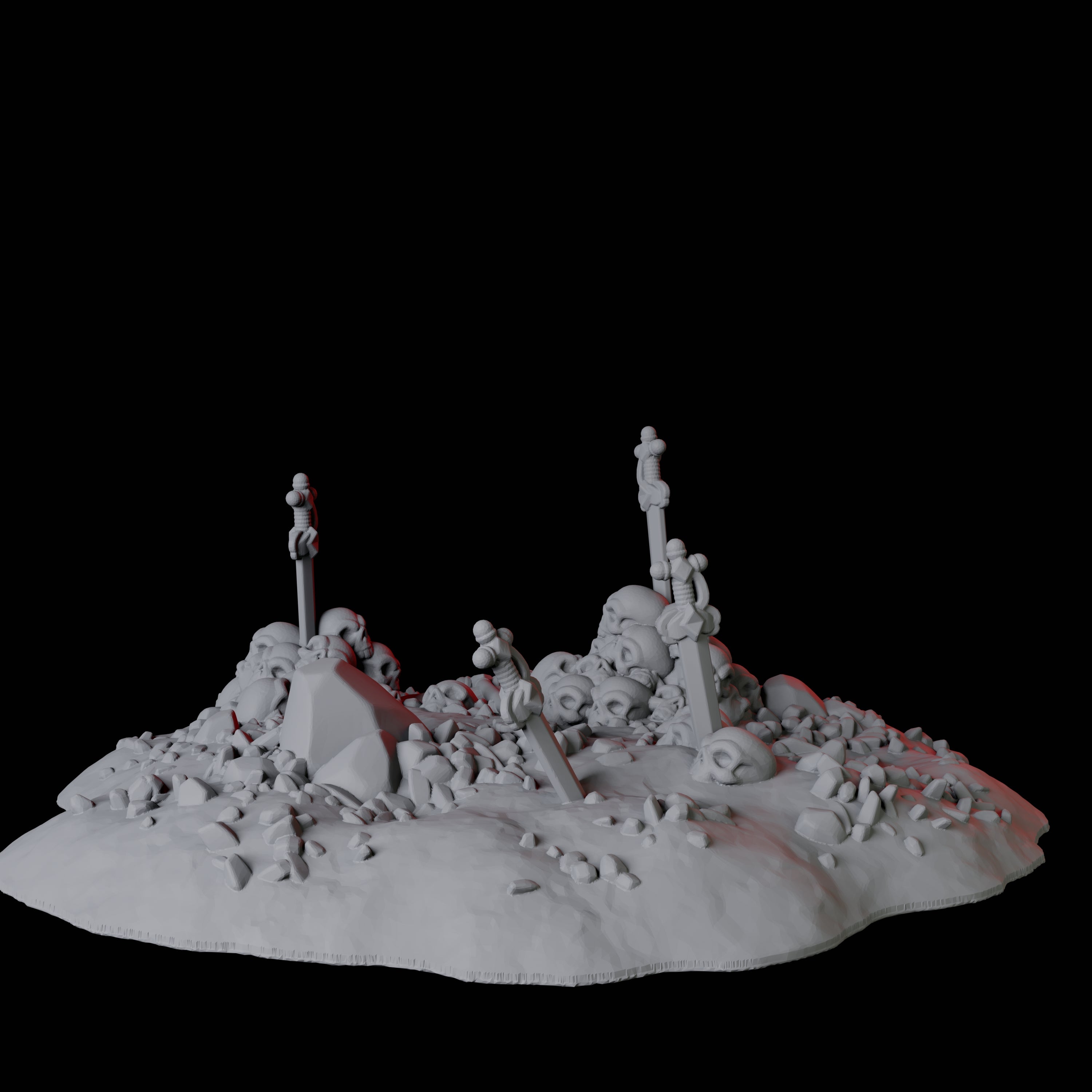 Hellscape Terrain Piece E Miniature for Dungeons and Dragons, Pathfinder or other TTRPGs