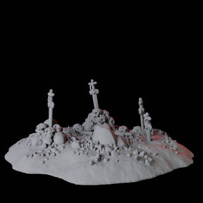 Hellscape Terrain Piece E Miniature for Dungeons and Dragons, Pathfinder or other TTRPGs