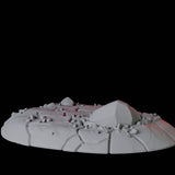 Hellscape Terrain Piece F Miniature for Dungeons and Dragons, Pathfinder or other TTRPGs