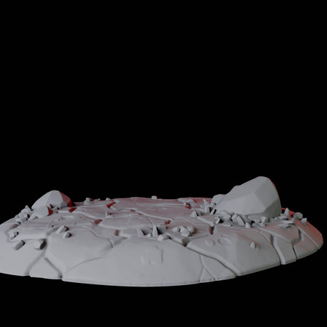 Hellscape Terrain Piece F Miniature for Dungeons and Dragons, Pathfinder or other TTRPGs