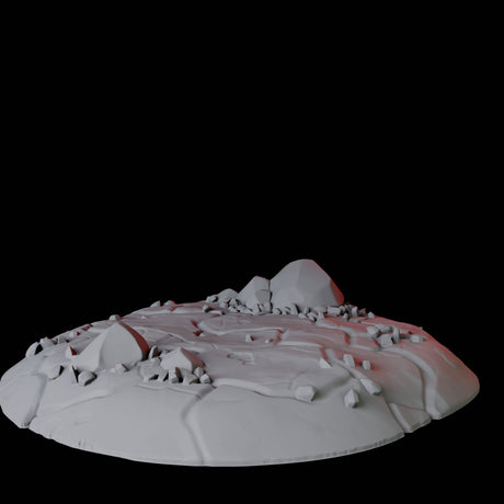 Hellscape Terrain Piece F Miniature for Dungeons and Dragons, Pathfinder or other TTRPGs