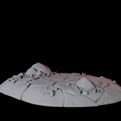 Hellscape Terrain Piece F Miniature for Dungeons and Dragons, Pathfinder or other TTRPGs