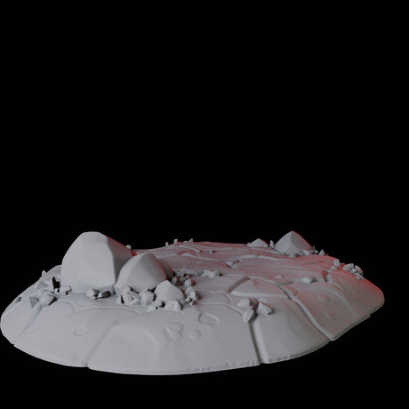 Hellscape Terrain Piece F Miniature for Dungeons and Dragons, Pathfinder or other TTRPGs