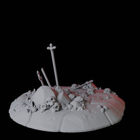 Hellscape Terrain Piece G Miniature for Dungeons and Dragons, Pathfinder or other TTRPGs