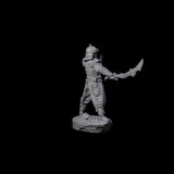 Helmeted Githyanki Fighter Miniature for Dungeons and Dragons, Pathfinder or other TTRPGs