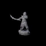 Helmeted Githyanki Fighter Miniature for Dungeons and Dragons, Pathfinder or other TTRPGs