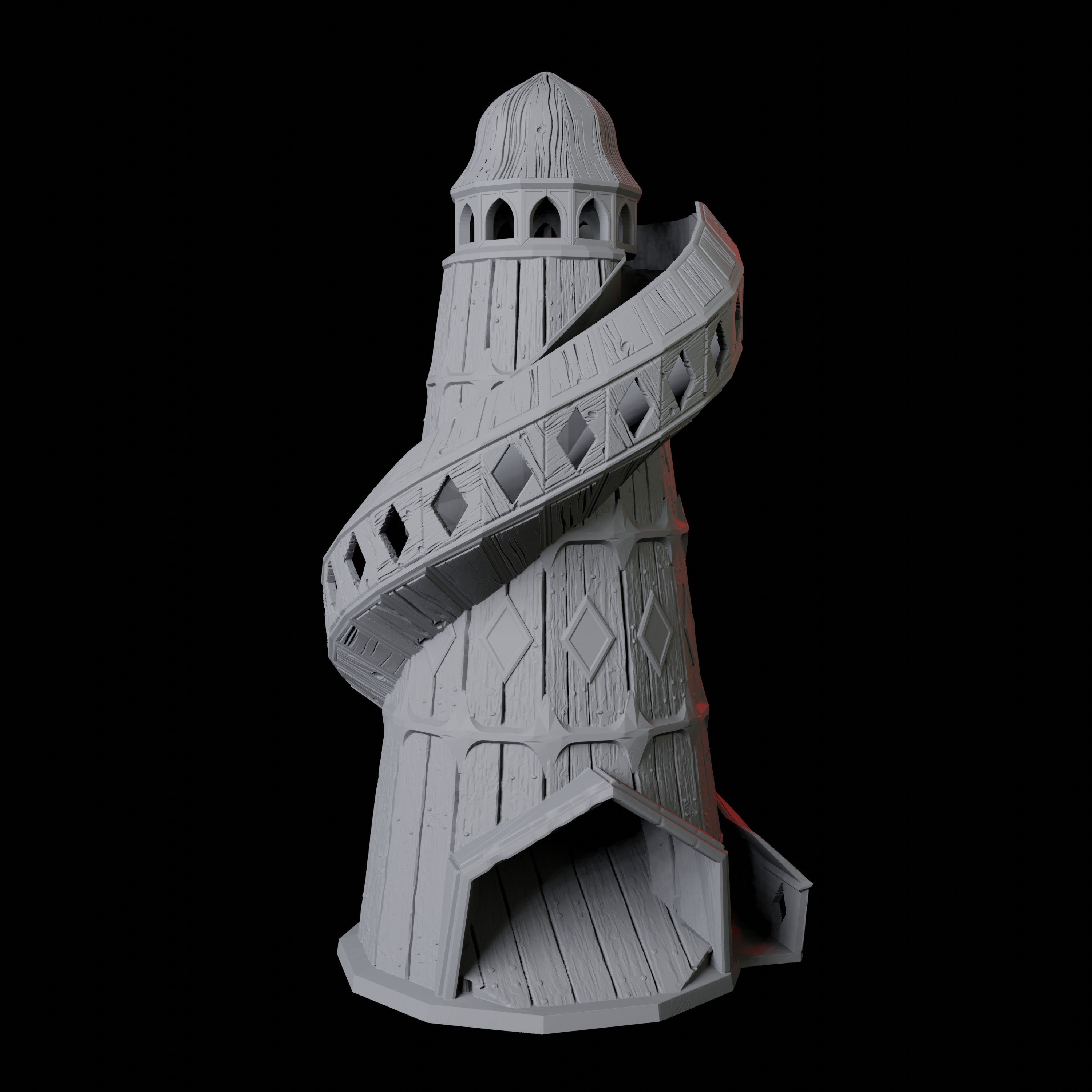 Helter Skelter Dice Tower Miniature for Dungeons and Dragons