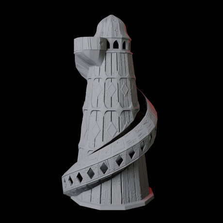 Helter Skelter Dice Tower Miniature for Dungeons and Dragons, Pathfinder or other TTRPGs