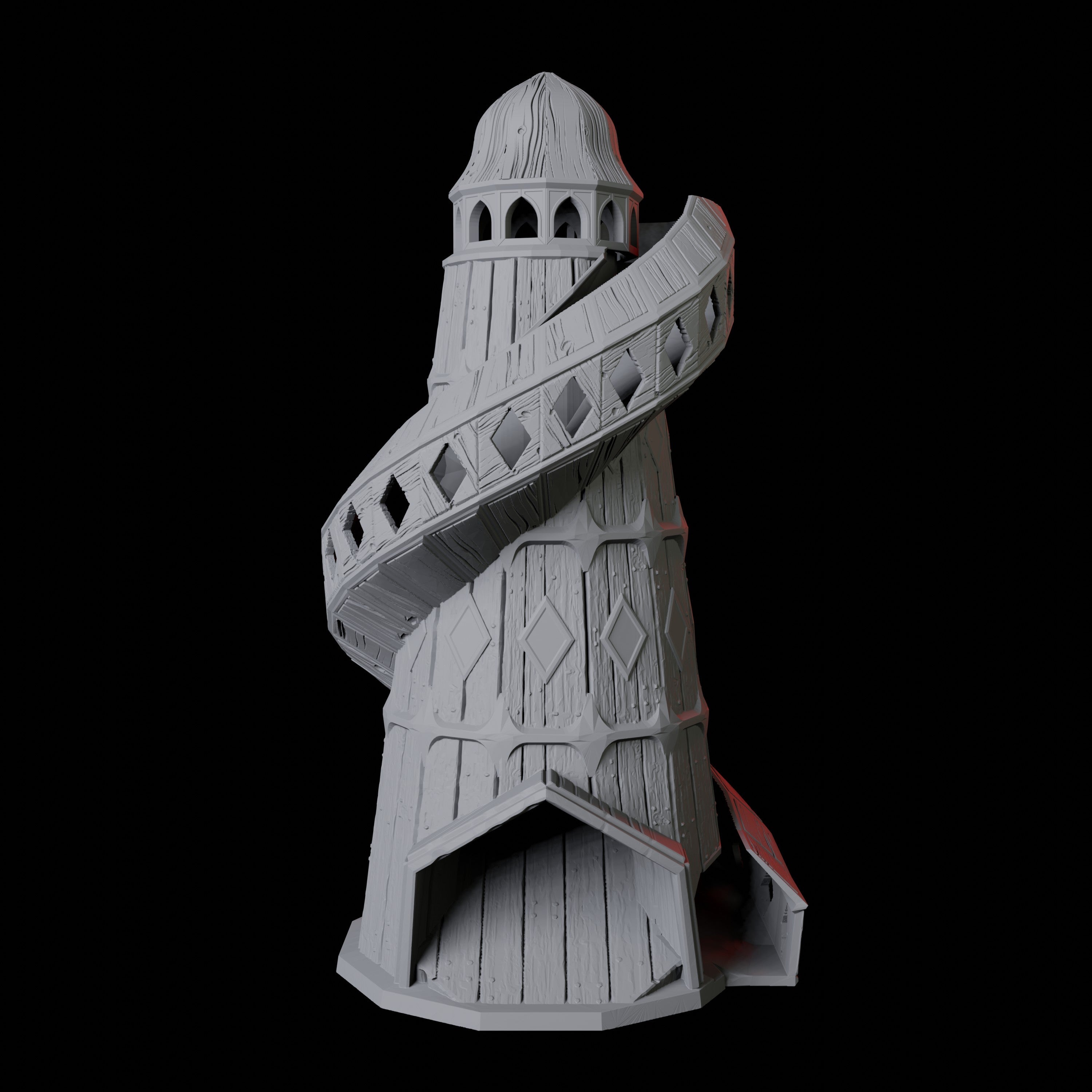 Helter Skelter Dice Tower Miniature for Dungeons and Dragons