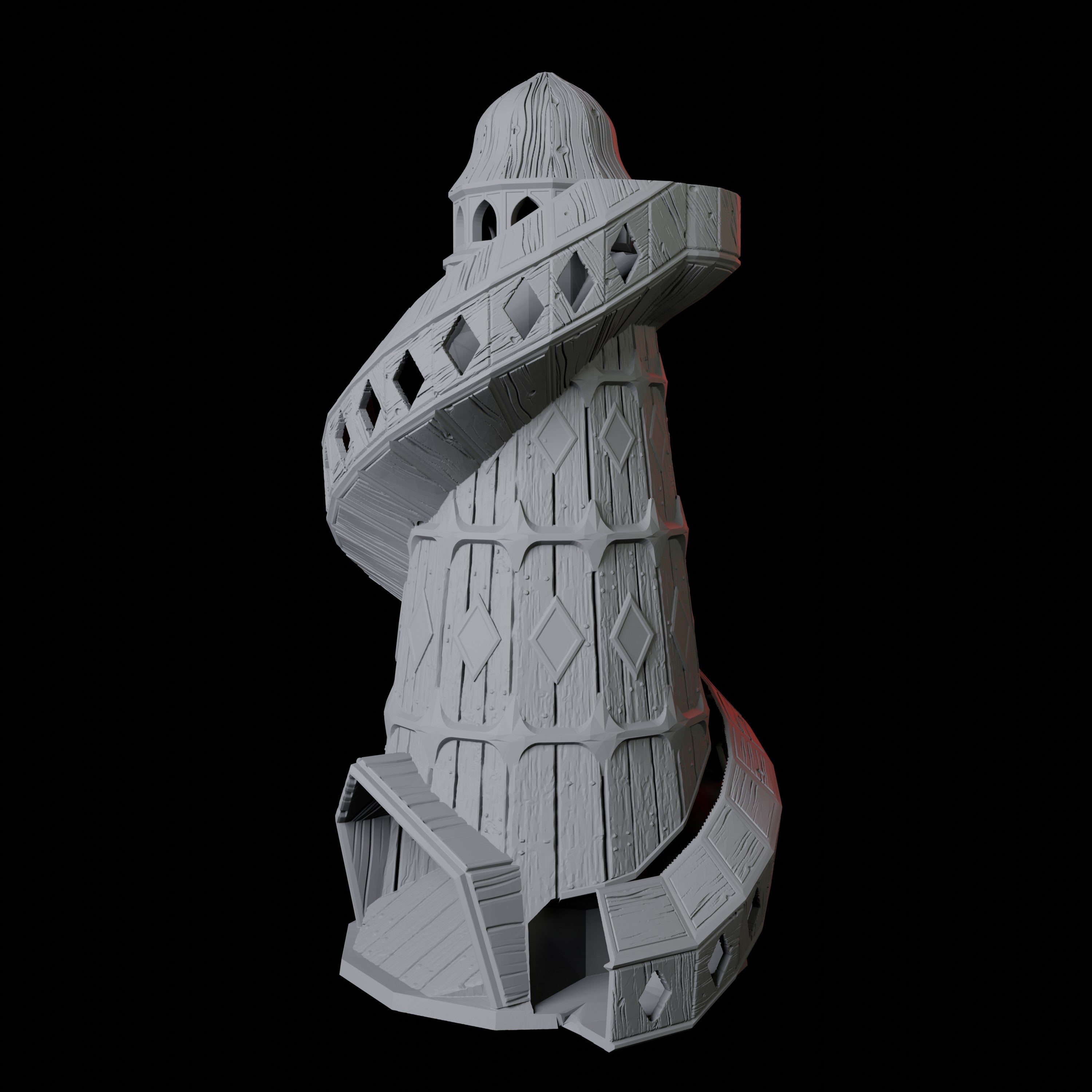 Helter Skelter Dice Tower Miniature for Dungeons and Dragons