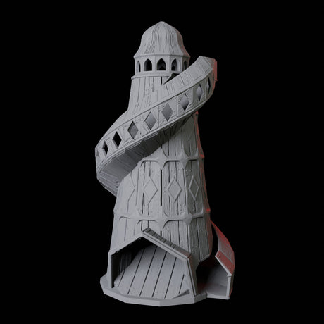 Helter Skelter Dice Tower Miniature for Dungeons and Dragons, Pathfinder or other TTRPGs