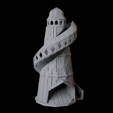 Helter Skelter Dice Tower Miniature for Dungeons and Dragons, Pathfinder or other TTRPGs