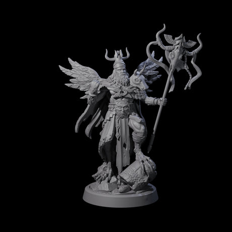 Herald Human Cleric Miniature for Dungeons and Dragons, Pathfinder or other TTRPGs