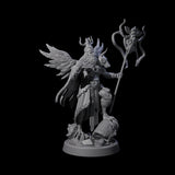 Herald Human Cleric Miniature for Dungeons and Dragons, Pathfinder or other TTRPGs