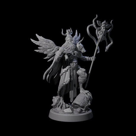 Herald Human Cleric Miniature for Dungeons and Dragons, Pathfinder or other TTRPGs
