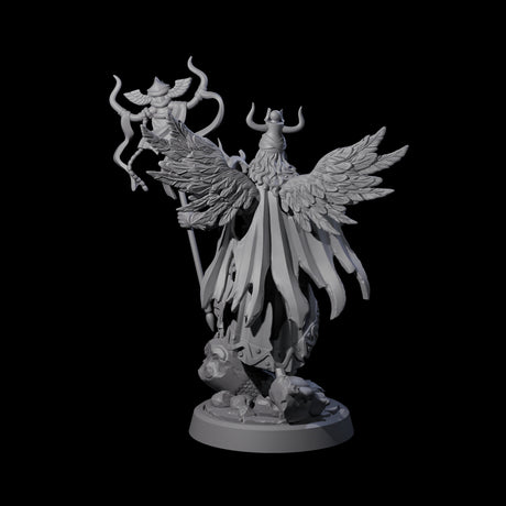 Herald Human Cleric Miniature for Dungeons and Dragons, Pathfinder or other TTRPGs