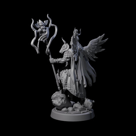 Herald Human Cleric Miniature for Dungeons and Dragons, Pathfinder or other TTRPGs