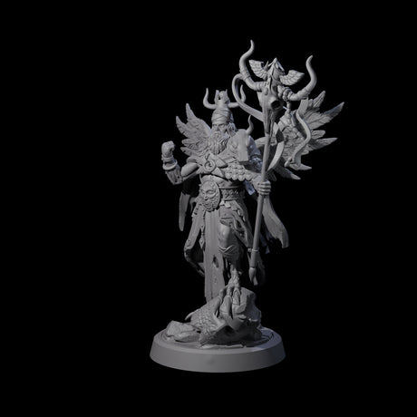 Herald Human Cleric Miniature for Dungeons and Dragons, Pathfinder or other TTRPGs