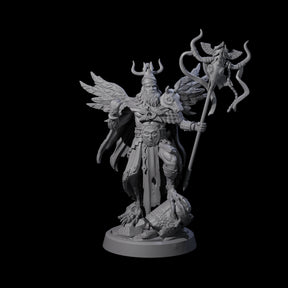 Herald Human Cleric Miniature for Dungeons and Dragons, Pathfinder or other TTRPGs