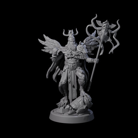 Herald Human Cleric Miniature for Dungeons and Dragons, Pathfinder or other TTRPGs