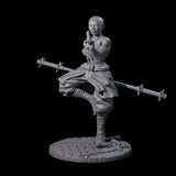Herklia - Poised Calm Monk Miniature for Dungeons and Dragons, Pathfinder or other TTRPGs
