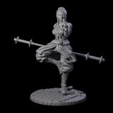 Herklia - Poised Calm Monk Miniature for Dungeons and Dragons, Pathfinder or other TTRPGs