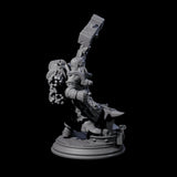 Heroic Dwarf Blacksmith Miniature for Dungeons and Dragons, Pathfinder or other TTRPGs