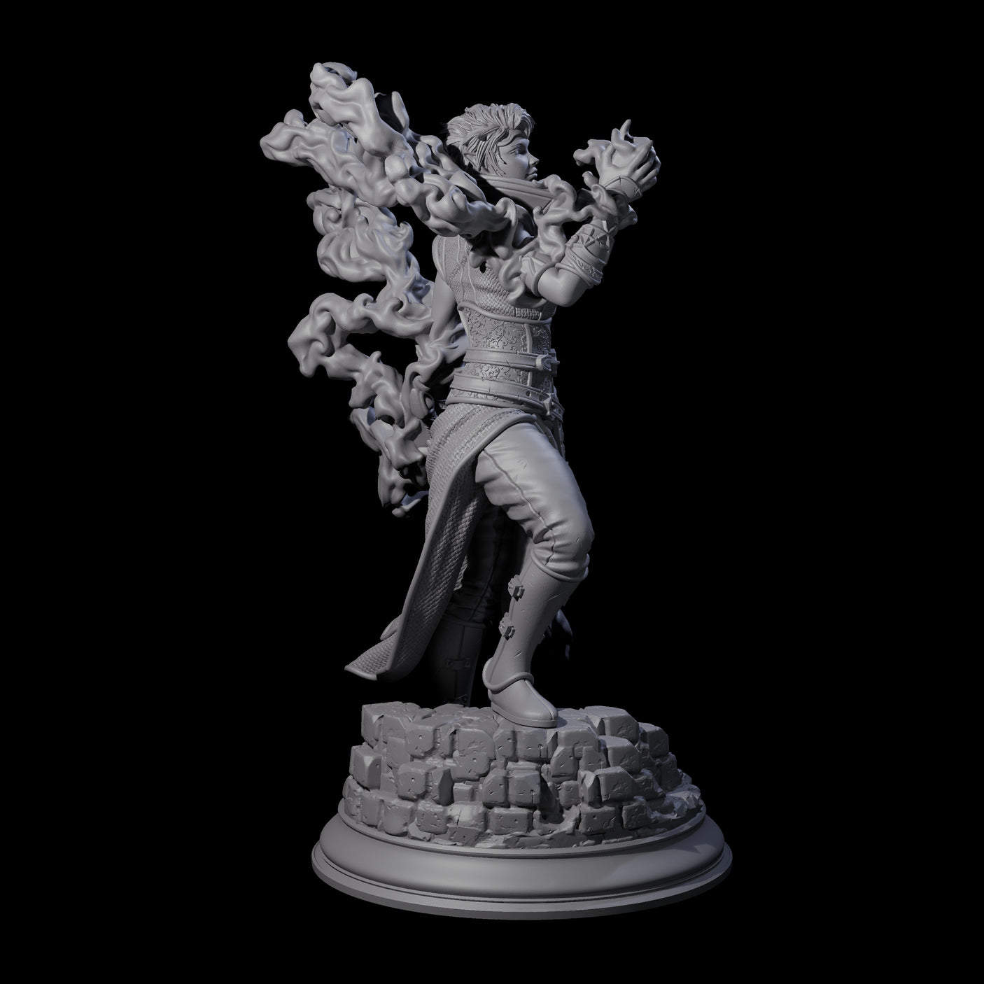 Hexblade Elf Sorcerer Miniature for Dungeons and Dragons, Pathfinder or other TTRPGs
