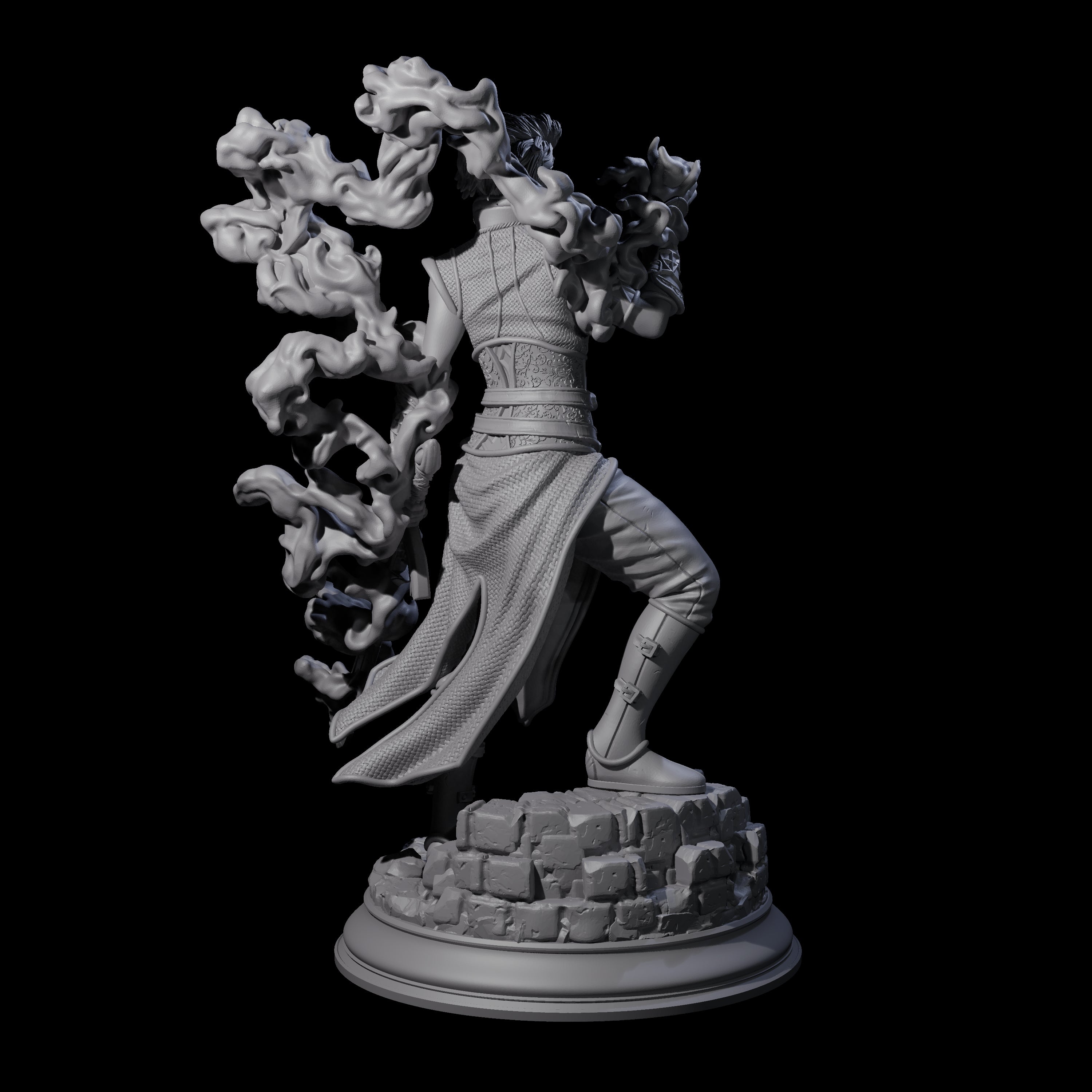 Hexblade Elf Sorcerer Miniature for Dungeons and Dragons, Pathfinder or other TTRPGs