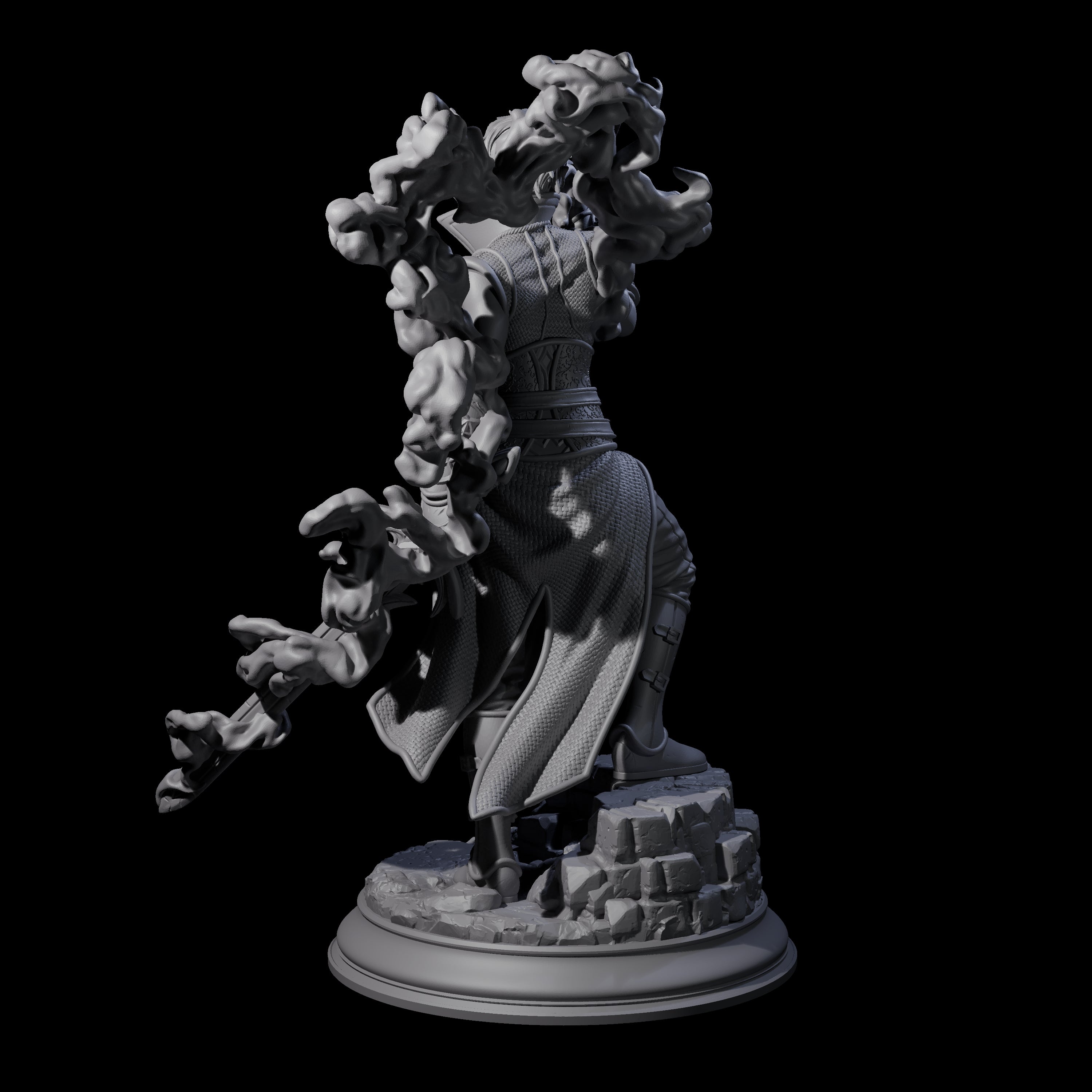 Hexblade Elf Sorcerer Miniature for Dungeons and Dragons, Pathfinder or other TTRPGs