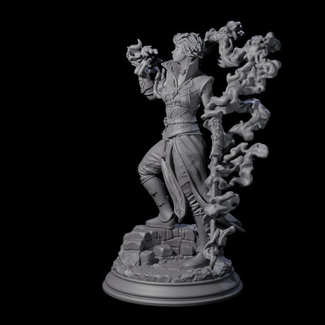 Hexblade Elf Sorcerer Miniature for Dungeons and Dragons, Pathfinder or other TTRPGs