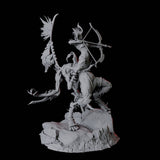 Hideous Demonic Cavalry A Miniature for Dungeons and Dragons, Pathfinder or other TTRPGs