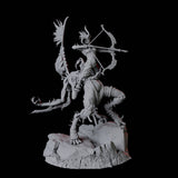 Hideous Demonic Cavalry A Miniature for Dungeons and Dragons, Pathfinder or other TTRPGs
