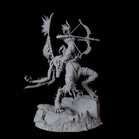Hideous Demonic Cavalry A Miniature for Dungeons and Dragons, Pathfinder or other TTRPGs