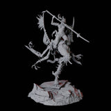 Hideous Demonic Cavalry B Miniature for Dungeons and Dragons, Pathfinder or other TTRPGs