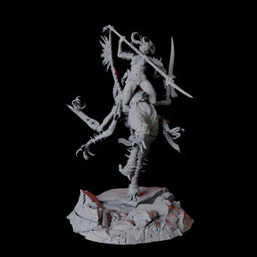 Hideous Demonic Cavalry B Miniature for Dungeons and Dragons, Pathfinder or other TTRPGs