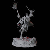 Hideous Demonic Cavalry C Miniature for Dungeons and Dragons, Pathfinder or other TTRPGs