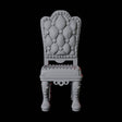 High Backed Chair Miniature for Dungeons and Dragons, Pathfinder or other TTRPGs