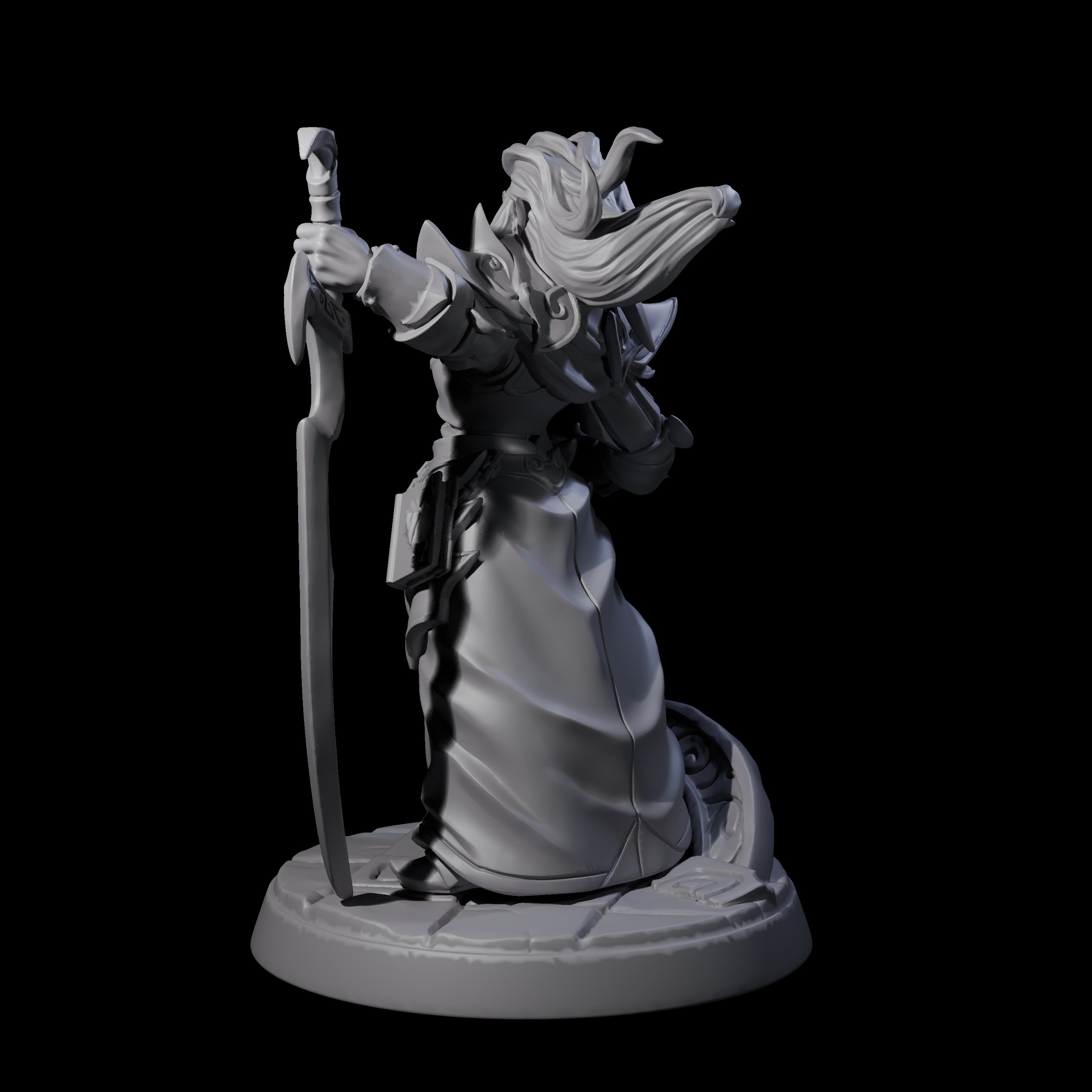 High Elf General Miniature for Dungeons and Dragons, Pathfinder or other TTRPGs