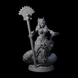 Hissing Corrupted Tabaxi Miniature for Dungeons and Dragons, Pathfinder or other TTRPGs