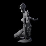 Hissing Corrupted Tabaxi Miniature for Dungeons and Dragons, Pathfinder or other TTRPGs