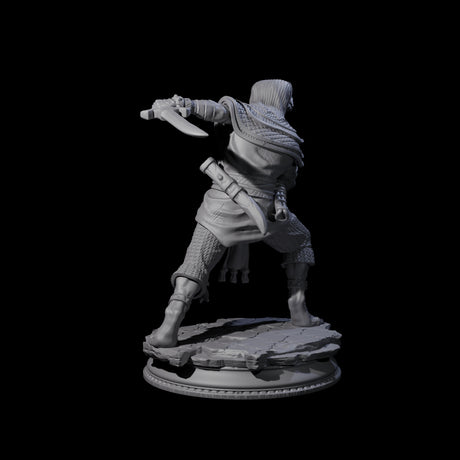 Hissing Cultist C Miniature for Dungeons and Dragons, Pathfinder or other TTRPGs